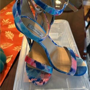 Olsenboye Multicolor Strappy Heels